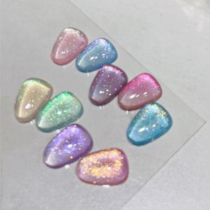 Nail Gel 9 Kleuren Diamond Glue Art Crystal Polish Reflecterende Decoratie DIY Tool 230726