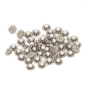 Nagel gel kunst kunstmatige pearls decor decoraties set nep kunstmatige parels bloemvormige manicure decoratieve ornamenten voor