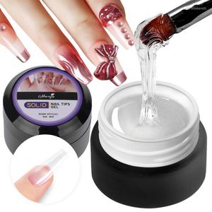 Nagelgel kunst patch transparante lijm vaste vals ingeblikte potherapie nep extensieblad drukken op nagels manicure