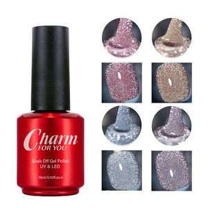 Nail Gel Explosieve 15 ml diamant lijm stijl potherapie 16 kleuren speciaal voor nail art reguliere polish 230726