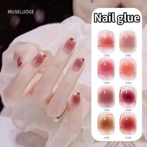 Gel de gel à ongles Pure Blush 8 Color Huile Ice à travers le salon de la gelée Light Q240507