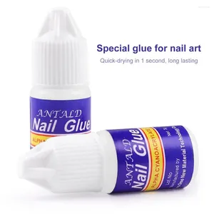 Gel de uñas útiles Glue de perforación universal Drinestone natural para niñas para niñas