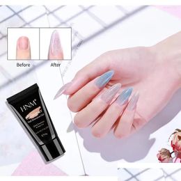 Gel d'ongle HNM 30G Extension de brillance brillante Gelée Translucide Soak Off Vernis Vernis Primer UV LED Builder Conseils Drop Livraison Santé Be OTP1J