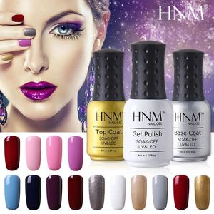 Vernis à ongles HNM 3 pièces/lot 8ML ensemble de Vernis outil Vernis Kit de manucure Lak Vernis Vernis Semi Permanent Vernis Gelpolish