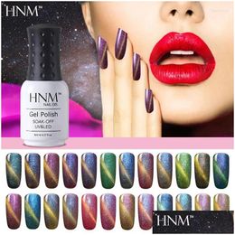 Gel d'ongles Hnm 8ml Caméléon Cat Eye UV LED Longue Dernière Vernis Hybride Vernis Peinture Gellak Lucky Laque Encre Drop Livraison Santé Beauté A Otbcw