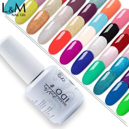 Nail Gel IDO 12 STKS/PARTIJ Gel Nagellak Semi Permanente Gellack Nail Art Salon 290 Kleuren Glitter 15ML UV LED Gel Polish 230703