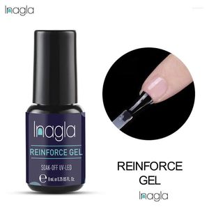 Nail Gel Inagla 8ml Renforcement Base Top Coat UV Polonais Protéger Renforcer LED Clear Renforcer Drop Livraison Santé Beauté Art Salon Ot5Ze