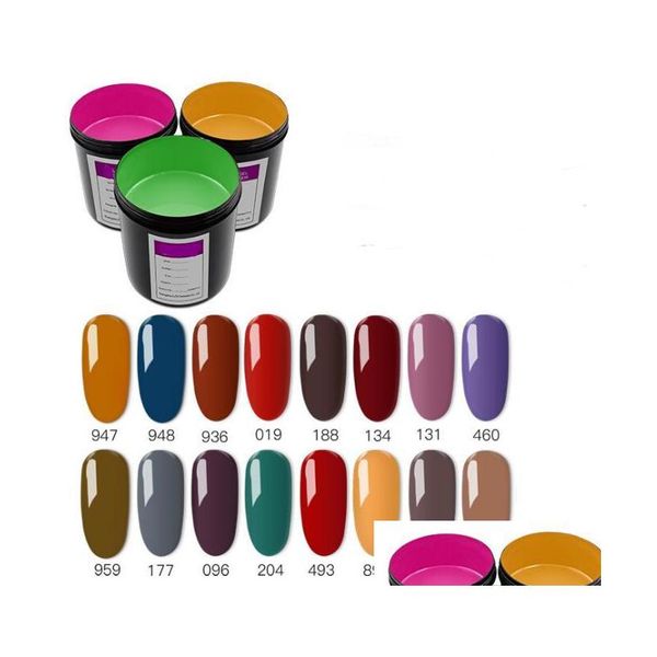 Gel à ongles LED UV Gelpolish plus de 1000 couleurs avec logo personnalisé OEM de haute qualité Fabricant d'art professionnel Kg Grade Material Po Dhh2R