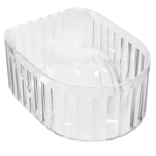 Gel de uñas manicura mano remojo tazón blanco bandeja para servir esmalte quitar lavado remojo bañera