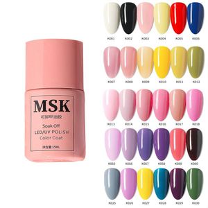 Nagel gel MSK kleur lood roze fles 15 ml polish voor het bakken van kunst manicure semi permanente UV LED vernis