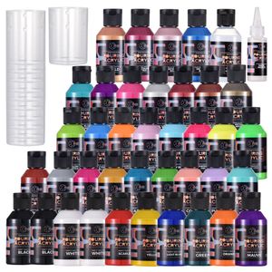 Nail Gel OPHIR 100ML Professional Pouring Acrylic Paint Fluid Marbling Paint for Artist DIY Art Supplies 36 Colors for Choose 230706