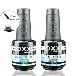 Nail Gel OXXI Basis Base and Top Coat for Varnish 15ml Semipermanent Polish uv Matte Manicure Acidfree Primer Rubber Gellac 230714