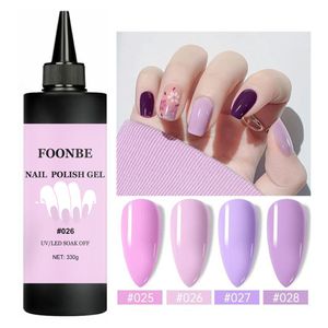 Nail Gel Pink Polish 330g Todo para manicura Semi permanente Soak Off UV LED Barniz Art Design Black White 230715