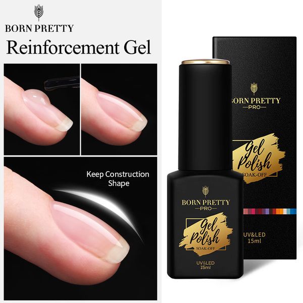 Nail Gel PRO 15ml Renforcement UV LED Soak Off Polish Build the Apex and Function 230714