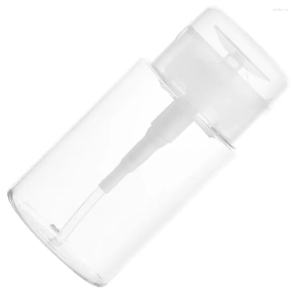 Gel de uñas Botella de bomba recargable Loción de base Contenedor de almacenamiento de maquillaje vacío (100 ml)