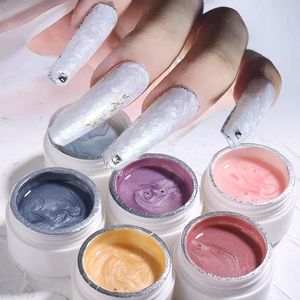 Nagelgel reflecterende Poolse draadschaal semi-permanente vernis glinsterende roze schilderlijn lak lak manicure fb1986