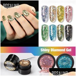 Nail Gel Rosalind Vernis Rainbow Neon Hybrid Vernis Pour Ongles Manucure Set Décoration Besoin Base Top Coat Uv Led Drop Delivery Hea Dhv1U