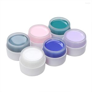 Nagelgel groothandel- 6pcs/set 6 kleuren pure uv polish sets kit art qq led gel#12 gratis