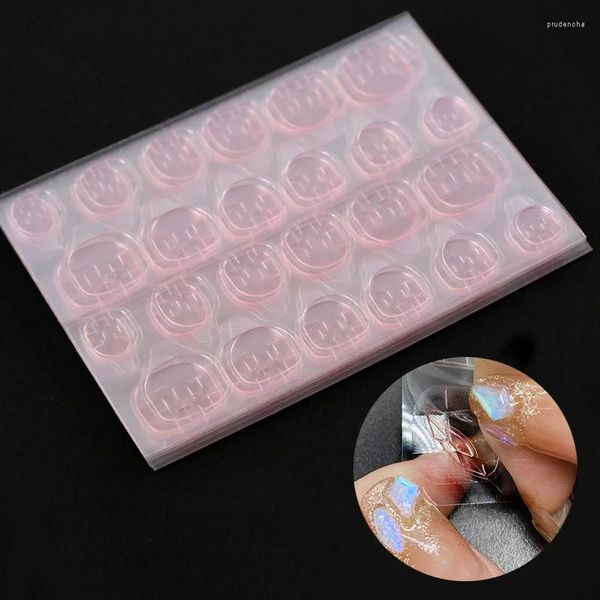 Nail Gel Yanruo 240pcs Rose Double Face Faux Art Adhésif Colle Autocollant DIY Conseils Faux Acrylique Manucure Outils De Maquillage