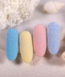 Nagelglitter 1 doos poeder Sugar Light Effect Chroom Ultrafine kleurrijke kunst DIY Pigment Dust1698067