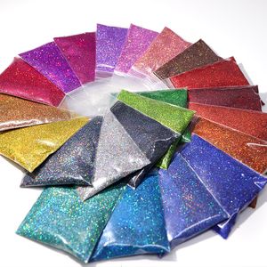 Nail Glitter 10G Holographique Or Argent Nail Art Glitter Powder Bulk Fine Sparkly Laser Chrome Pigment Dust Nail Supplies For Professionals 230705