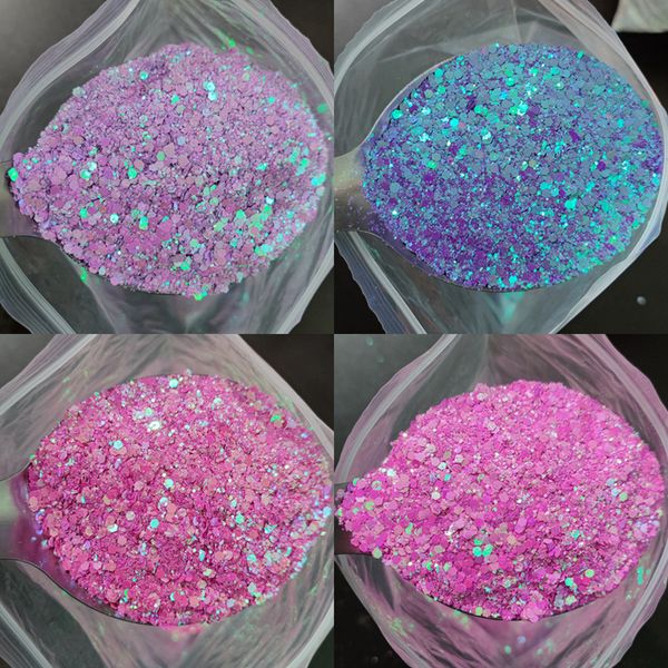 Nail Glitter 1KG En Gros Taille Mixte Ongles Holographiques Paillettes Manucure Flakes Paillettes Art Décorations BodyFace 230801