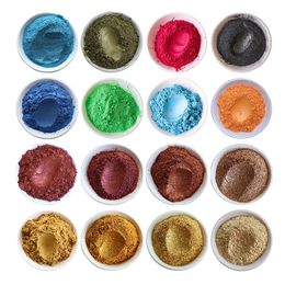 Brillo de uñas 500 g de colorido polvo de polvo pigmento para pintura para automóvil de pintura mica de perla jabón epoxi resina 230816