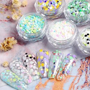 Paillettes pour ongles 50 g/sac, flocons à points mats, paillettes épaisses pour le visage et les yeux, cosmétique Prud22