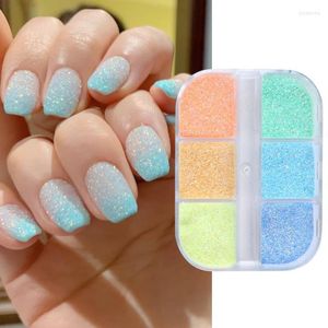 Nagel glitter kunst suiker poeder glanzend snoep chroom pigment stof roze blauw groen pailletten manicure decor sa1909-11 prud22