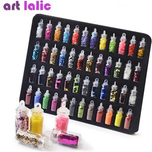 Nail Glitter Artlalic 48 Flessen Art Steentjes Kralen Pailletten Tips Decoratie Tool Gel Stickers Gemengde Ontwerp Case Set 230802