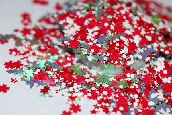 Nail Glitter Christmas Mix para Art Gel Acrílico UV Resina Suministros.