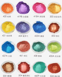Paillettes de ongles pigment poudre de perle coloré pour ombre à paupières Polisme mica narlescent Cosmetic Flash Dust Dye Savon 230816