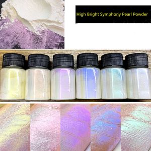 Nail Glitter Magic Polarized Symphony Sirène Perle Mica Peinture De Voiture Couleur Cosmétiques Fard À Paupières Savon Dye Diamant Pigment Poussière 230808