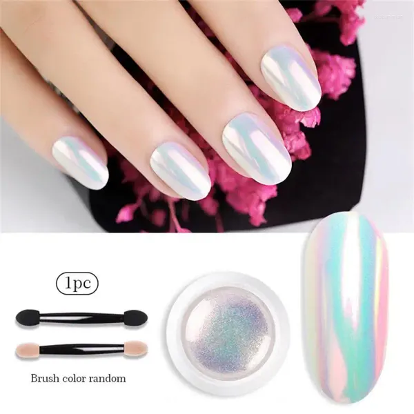 Poudre miroir à paillettes pour ongles, couleur uniforme et confortable, maquillage longue durée, polyvalent, sans produits toxiques et sûrs, cosmétiques