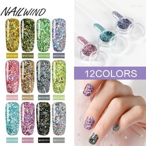 Nagel glitter nagelwind nagels kunst poeder gel Poolse spiegel manicure schittert voor UV Decorations Chrome glanzend