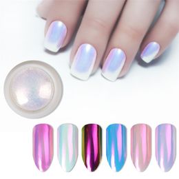 Nail Glitter Pearl Neon Pink Rub for Nails Bijoux Couleur Shell Powder Sirène Miroir 230808