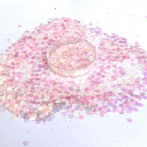 Nail Glitter Rose 50g Flocon Mixte Hexagone Artisanat Gros Caméléon Paillettes Polonais DIY Résine Époxy Slime