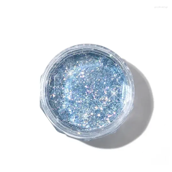 Poudre de poussière de pigment chromé pour ongles, 6 couleurs, cristal cassé, diamant, décoration réfléchissante pour Nail Art