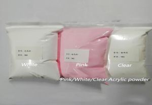 Poudre dipacrylique solide pour ongles, 3 couleurs, blanc, clair, rose, poussière, pigment de trempage chromé, ArtNail8801612