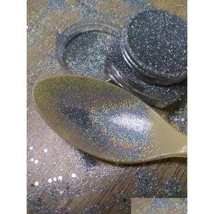 Paillettes de ongles en gros - sier holographic sirène effet art poudre gel acrylique astuces uv décoration colorf 5g nmyyu011 drop livraison otzst
