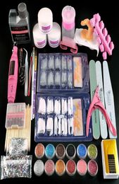 Nail Manucure Set Cosa es Warehouse Acrylic Powder Conseils pour les outils Kit de brosse Professionnel Faux S 2210128427097