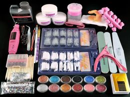 Nail Manucure Set Cosa es Warehouse Acrylic Powder Conseils pour les outils Kit de brosse Professionnel Faux S 2210124052669