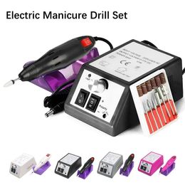 Ensemble de manucure pour ongles, perceuse à ongles haute puissance, ponceuse à ongles électrique, accessoires et outils 231107