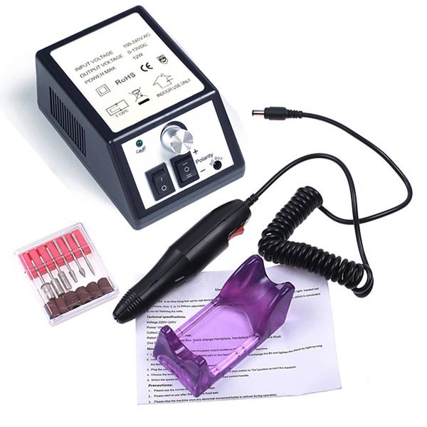 Nail Manucure Set Professional Manucure Drill Machine Set Electric Nail Drill Machine Scellon Nail Gel Cuticule Retirez le fichier de clous Nail Fichier Polonais Tool 230811