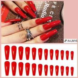 Nagelmatte matte mat mat rood extra lange ballet nagelkistkoffin nagel valse nagel patch nagelplaat dragen