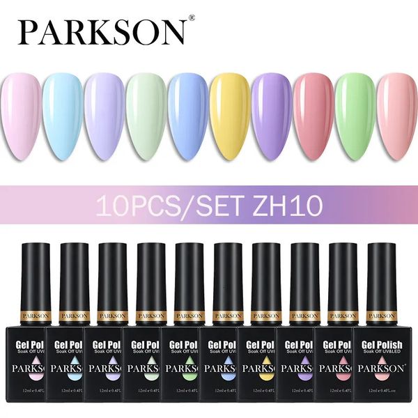 Vernis à ongles 10pcsSet Gel Grande bouteille Vernis Kit de Laque Vernis Soak Off Vernis Semi Permanent Art Maincure Set 231012