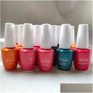 Vernis à ongles 15Ml Gelcolor Soak Off Uv Gel Fangernail Beauty Care Nails Art Design Mti Colors Drop Delivery Health Dhnnh