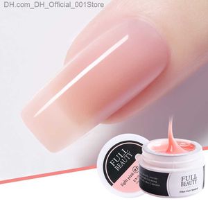 Nagellak 15ml nagelgel voor het verlengen van nude roze transparant wit poly nagel gel Polen snel opbouwend acrylzuur French tip voor Manicure GL1623 Z230802