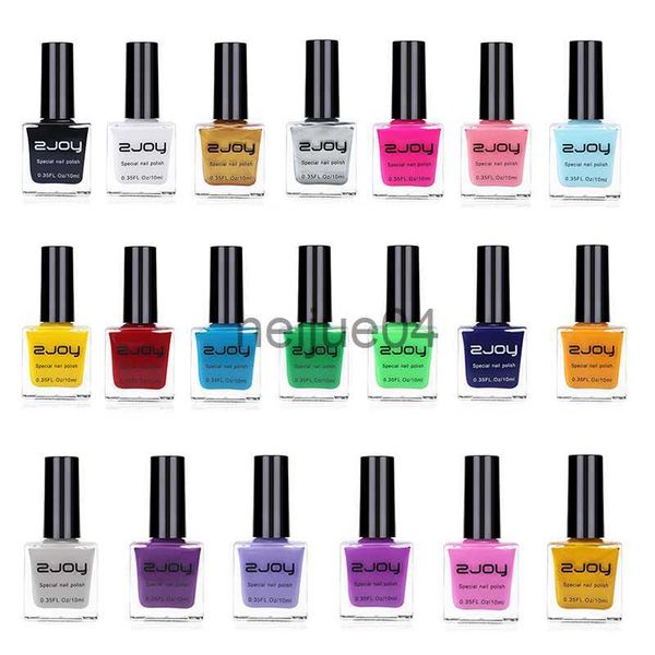 Vernis à ongles 20Colors Stamping Nail Polish Nail Stamping Gel Nail Print Stamping Nail Polishes Laque Nail Gel Polish Pour Stamping Plates x0806