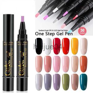 Nagellak 3 In 1 Stap Nagellak Pen Een Stap Nagel Gel Polish Gemakkelijk te Gebruiken UV Gel Schilderen Lijm Lazy Lasting Nail Art Nagel Accessoires x0806